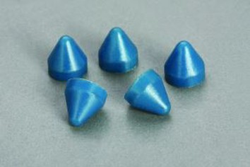 Hình nón nhựa đánh bóng phương tiện truyền thông